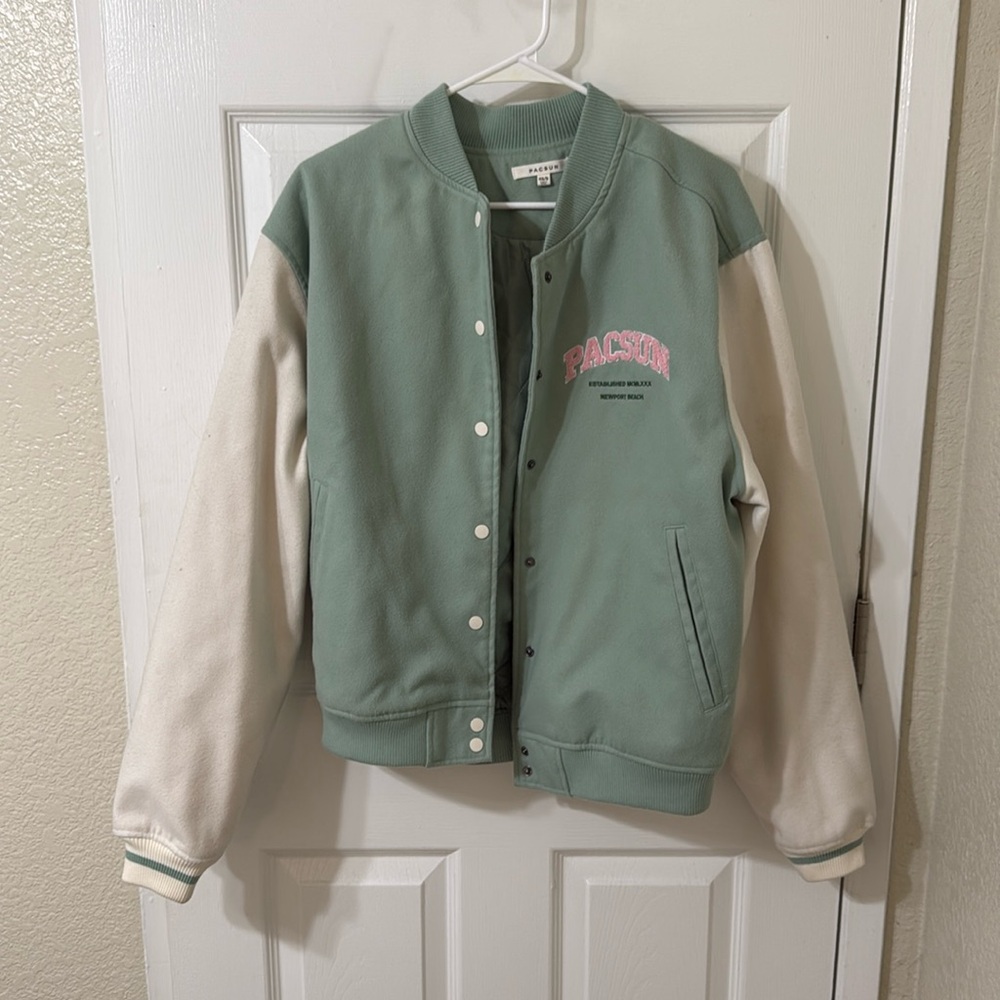 Pacsun letterman’s jacket women’s size small